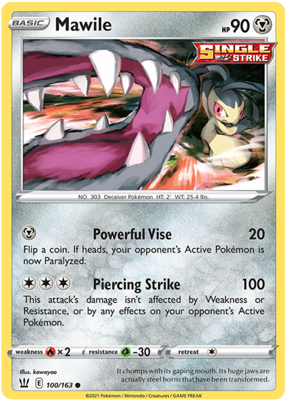 Mawile (100/163) [Sword & Shield: Battle Styles] | Mindsight Gaming