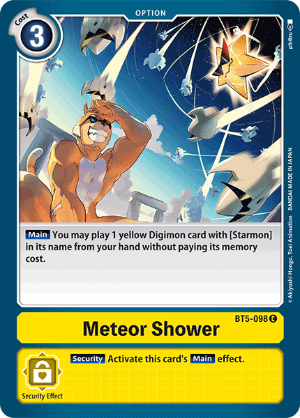 Meteor Shower [BT5-098] [Battle of Omni] | Mindsight Gaming