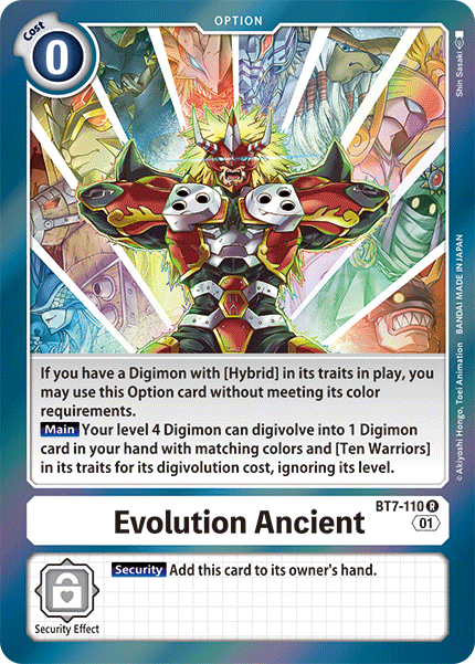 Evolution Ancient [BT7-110] [Next Adventure] | Mindsight Gaming