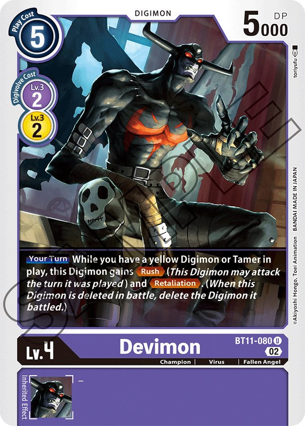 Devimon [BT11-080] [Dimensional Phase] | Mindsight Gaming