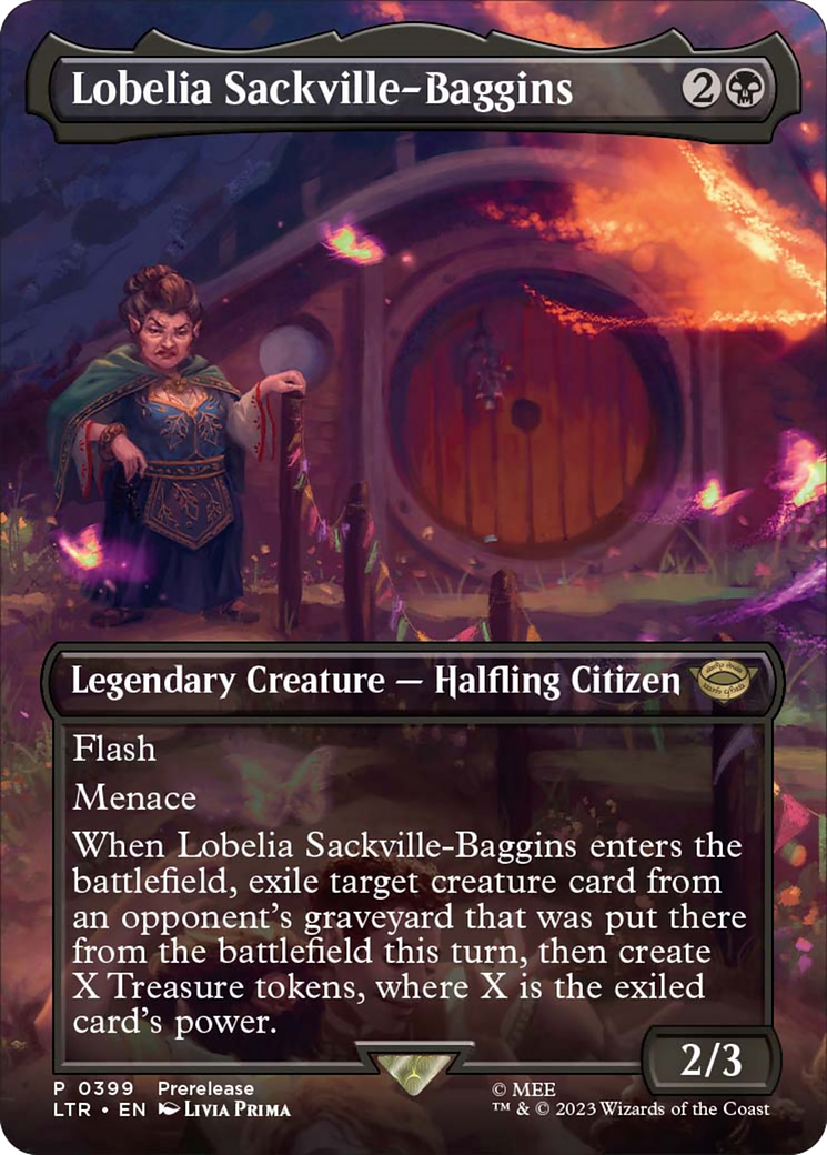 Lobelia Sackville-Baggins (Borderless Alternate Art) [The Lord of the Rings: Tales of Middle-Earth] | Mindsight Gaming