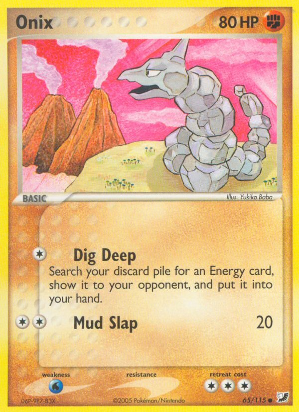 Onix (65/115) [EX: Unseen Forces] | Mindsight Gaming