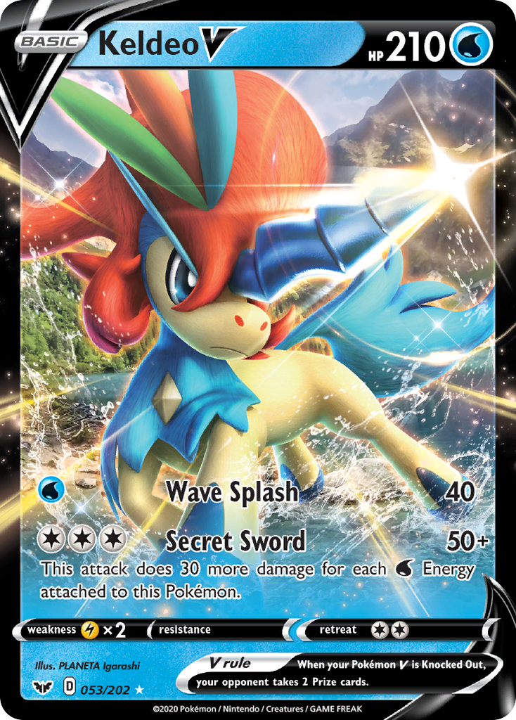 Keldeo V (053/202) [Sword & Shield: Base Set] | Mindsight Gaming