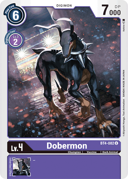 Dobermon [BT4-082] [Great Legend] | Mindsight Gaming