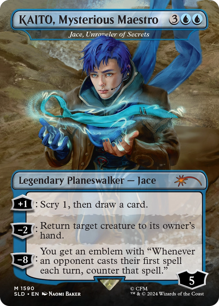 KAITO, Mysterious Maestro - Jace, Unraveler of Secrets [Secret Lair Drop Series] | Mindsight Gaming