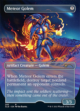 Meteor Golem (Borderless) [Secret Lair Drop Series] | Mindsight Gaming