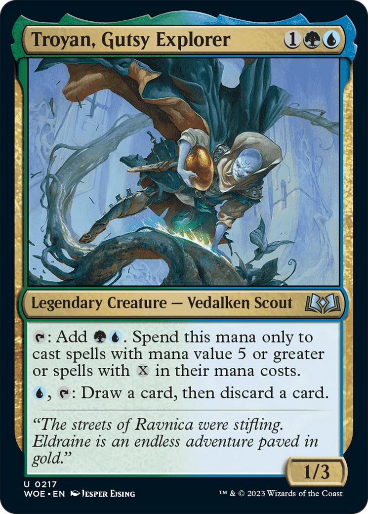 Troyan, Gutsy Explorer [Wilds of Eldraine] | Mindsight Gaming