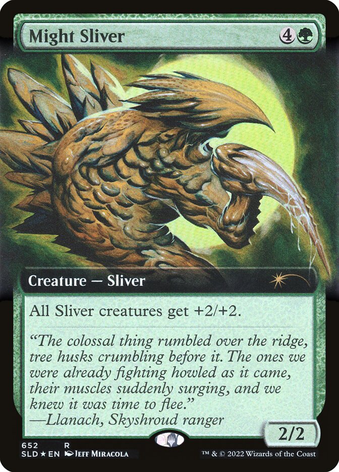 Might Sliver (Extended Art) [Secret Lair Drop Promos] | Mindsight Gaming