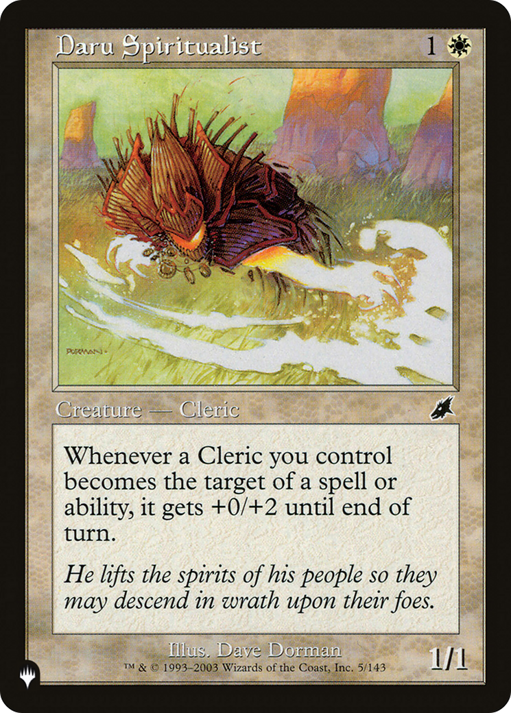 Daru Spiritualist [The List] | Mindsight Gaming