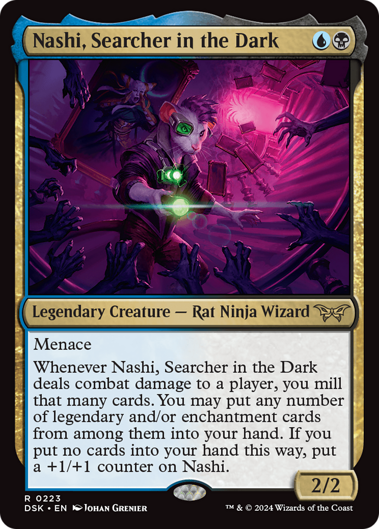 Nashi, Searcher in the Dark [Duskmourn: House of Horror] | Mindsight Gaming