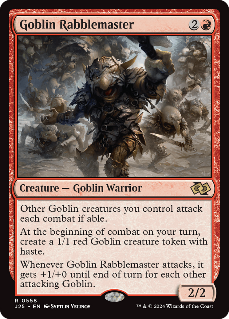 Goblin Rabblemaster [Foundations Jumpstart] | Mindsight Gaming