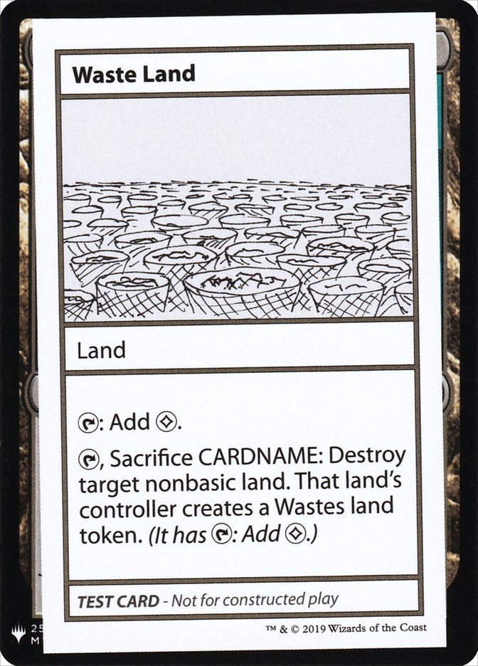 Waste Land [Mystery Booster Playtest Cards] | Mindsight Gaming