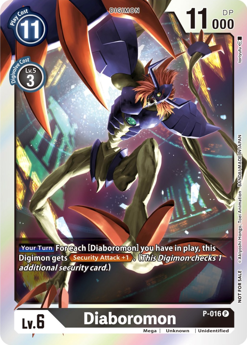 Diaboromon [P-016] (Event Pack 3) [Promotional Cards] | Mindsight Gaming