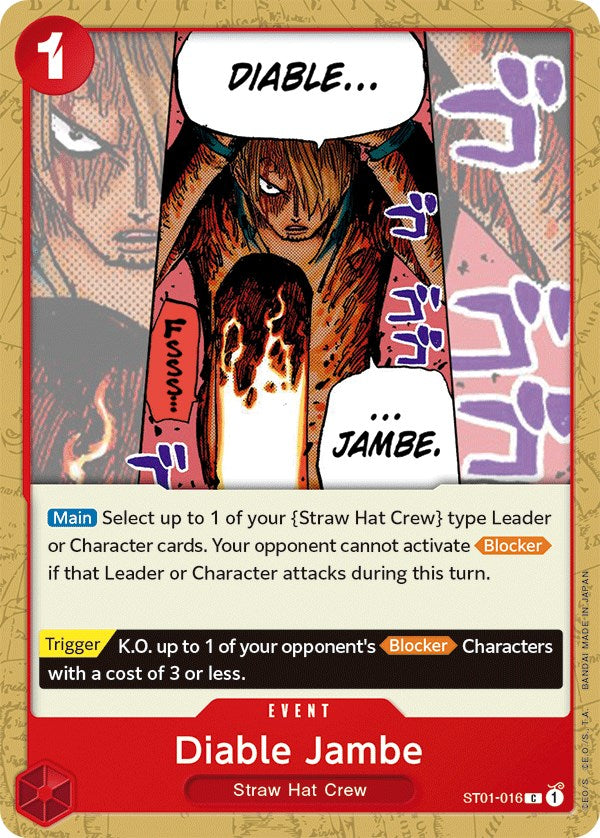 Diable Jambe [Starter Deck: Straw Hat Crew] | Mindsight Gaming