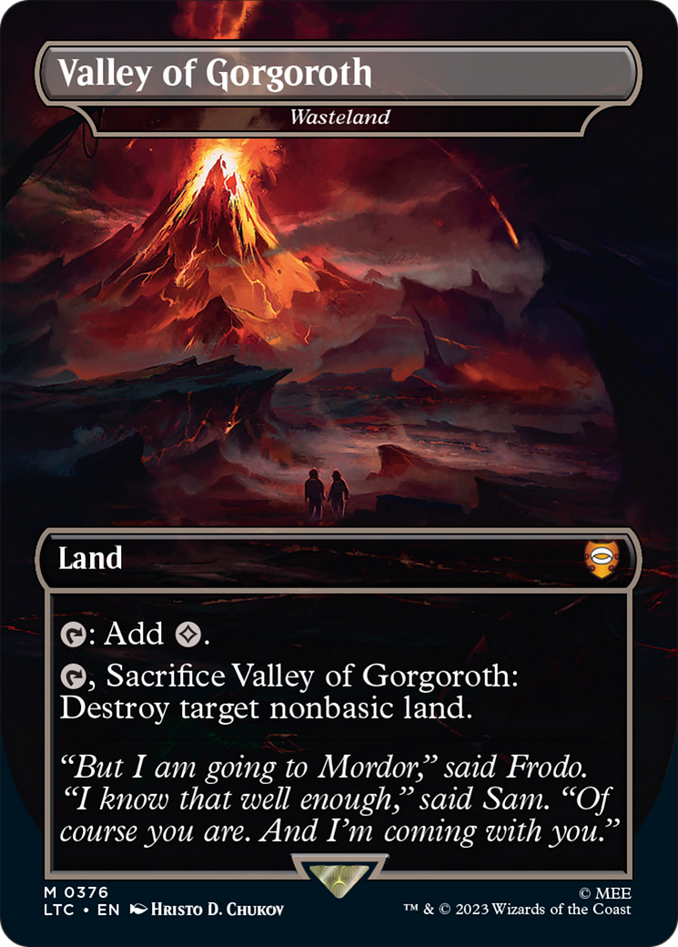 Valley of Gorgoroth - Wasteland [The Lord of the Rings: Tales of Middle-Earth Commander] | Mindsight Gaming