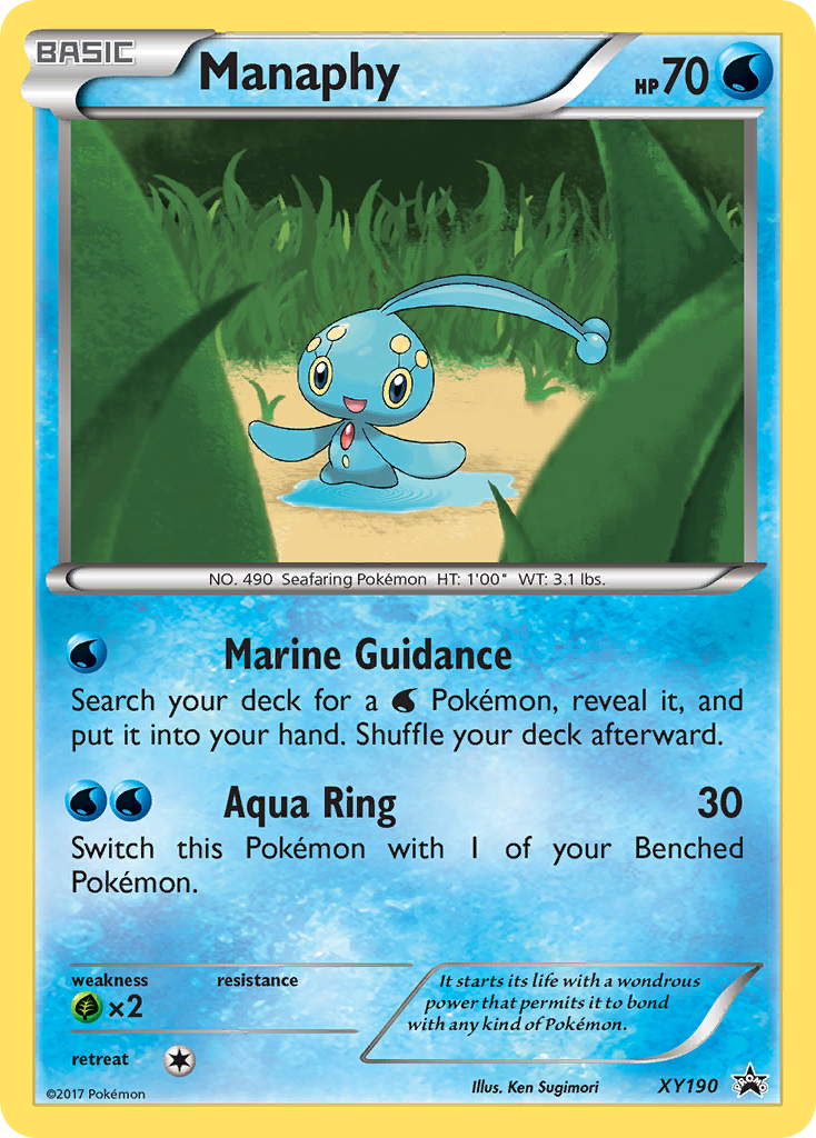 Manaphy (XY190) [XY: Black Star Promos] | Mindsight Gaming