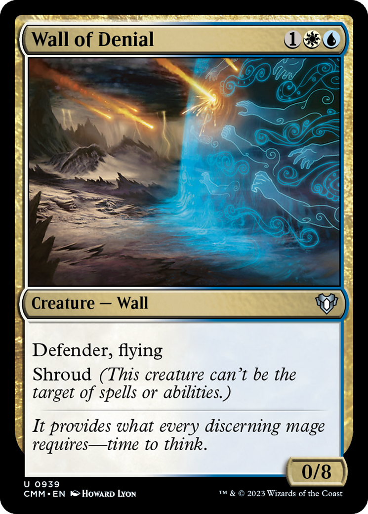 Wall of Denial [Commander Masters] | Mindsight Gaming