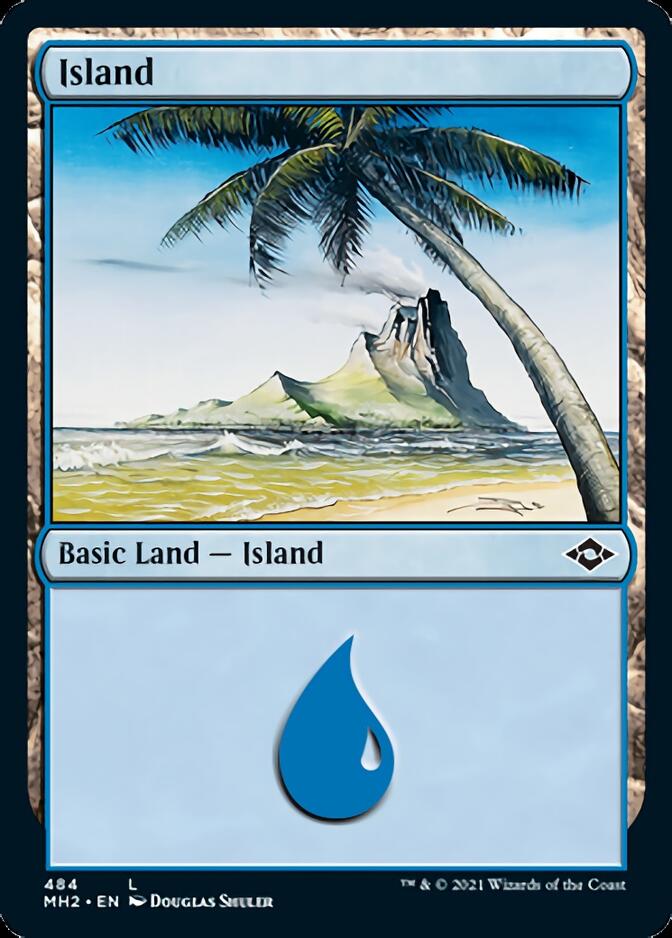 Island (484) (Foil Etched) [Modern Horizons 2] | Mindsight Gaming