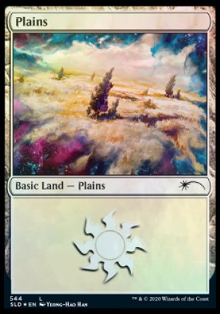 Plains (Enchanted) (544) [Secret Lair Drop Promos] | Mindsight Gaming