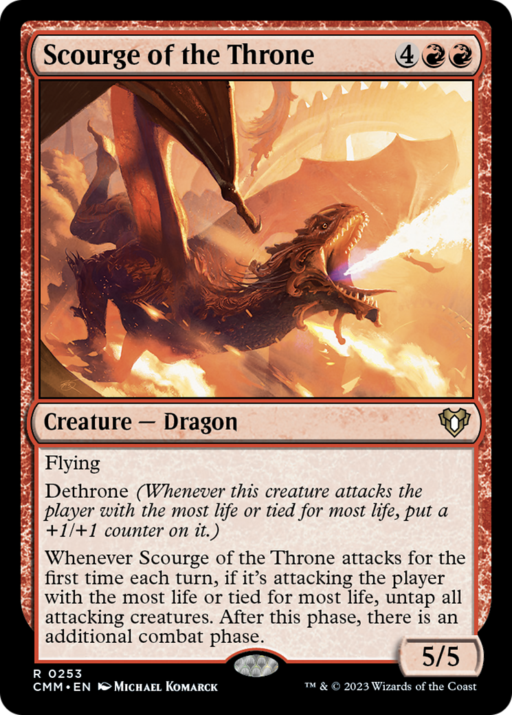 Scourge of the Throne [Commander Masters] | Mindsight Gaming