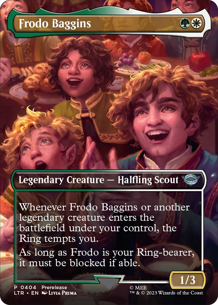 Frodo Baggins (Borderless Alternate Art) [The Lord of the Rings: Tales of Middle-Earth] | Mindsight Gaming