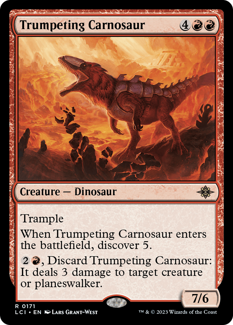 Trumpeting Carnosaur [The Lost Caverns of Ixalan] | Mindsight Gaming