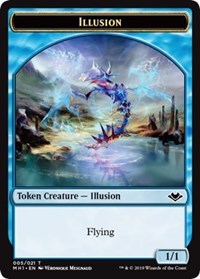 Illusion (005) // Construct (017) Double-Sided Token [Modern Horizons Tokens] | Mindsight Gaming