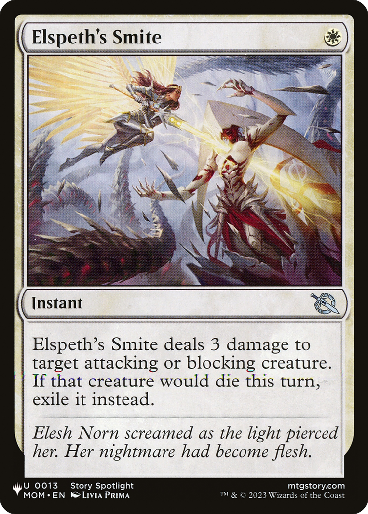 Elspeth's Smite [The List Reprints] | Mindsight Gaming