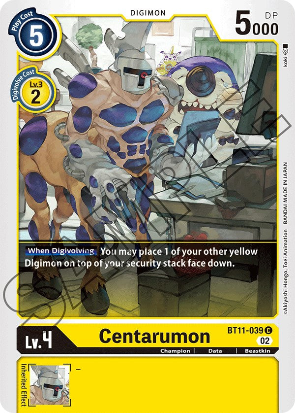 Centarumon [BT11-039] [Dimensional Phase] | Mindsight Gaming