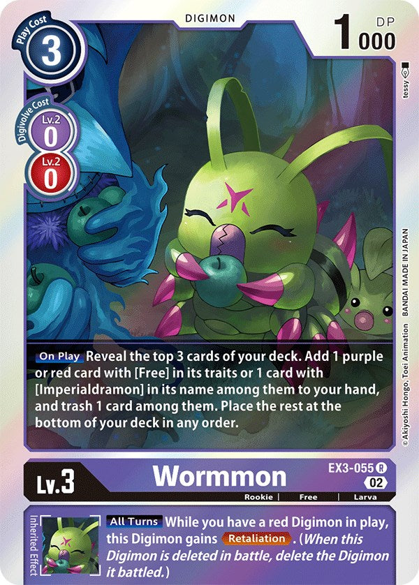 Wormmon [EX3-055] [Draconic Roar] | Mindsight Gaming