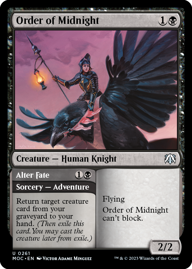 Order of Midnight // Alter Fate [March of the Machine Commander] | Mindsight Gaming