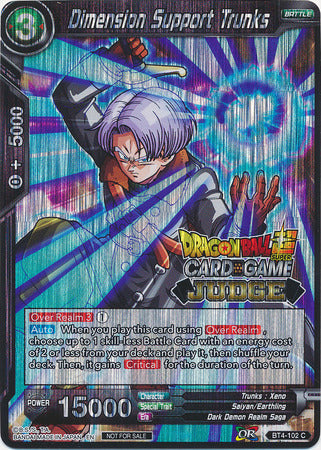 Dimension Support Trunks (BT4-102) [Judge Promotion Cards] | Mindsight Gaming