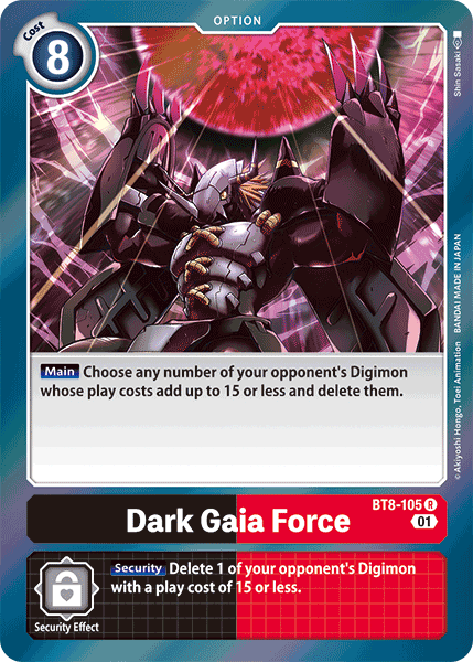 Dark Gaia Force [BT8-105] [New Awakening] | Mindsight Gaming