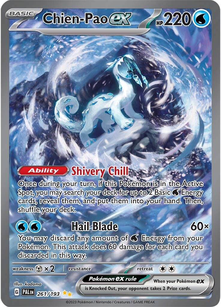 Chien-Pao ex (261/193) [Scarlet & Violet: Paldea Evolved] | Mindsight Gaming