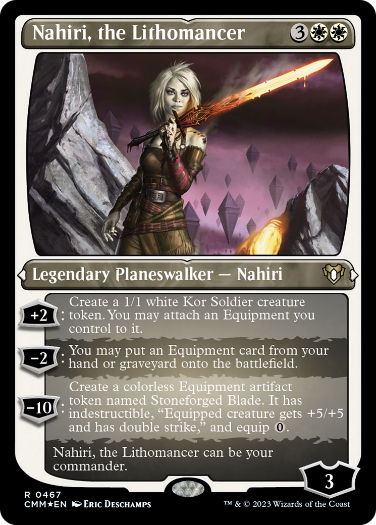 Nahiri, the Lithomancer (Foil Etched) [Commander Masters] | Mindsight Gaming