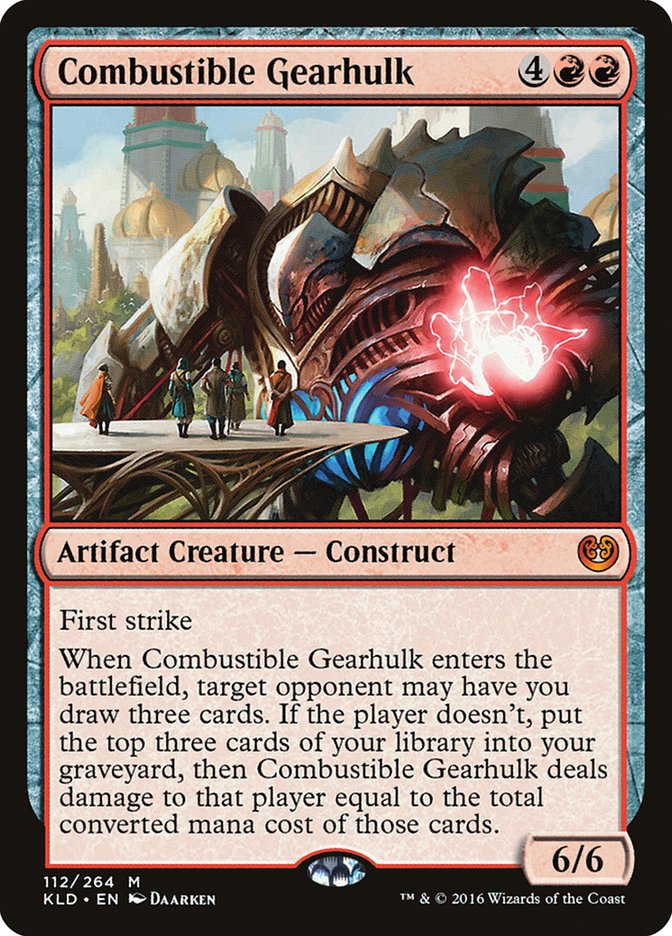 Combustible Gearhulk [Kaladesh] | Mindsight Gaming