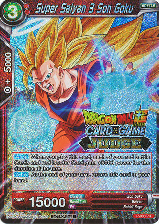 Super Saiyan 3 Son Goku (P-003) [Judge Promotion Cards] | Mindsight Gaming