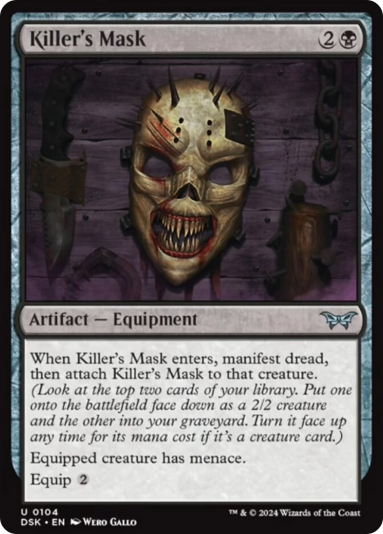 Killer's Mask [Duskmourn: House of Horror] | Mindsight Gaming