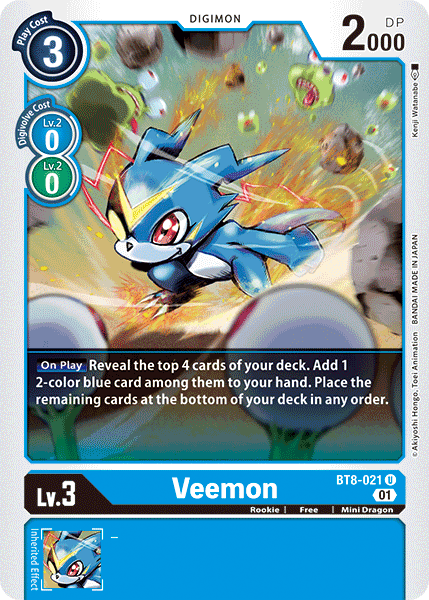 Veemon [BT8-021] [New Awakening] | Mindsight Gaming