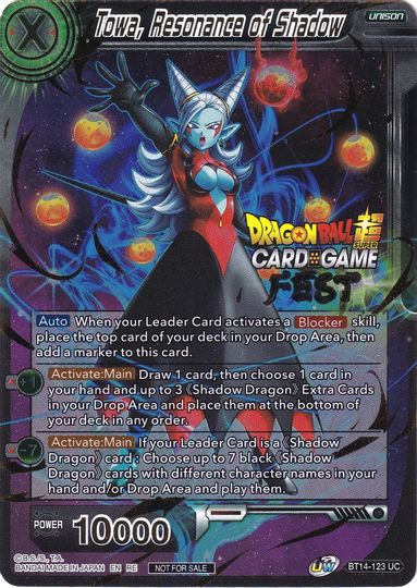 Towa, Resonance of Shadow (Card Game Fest 2022) (BT14-123) [Tournament Promotion Cards] | Mindsight Gaming