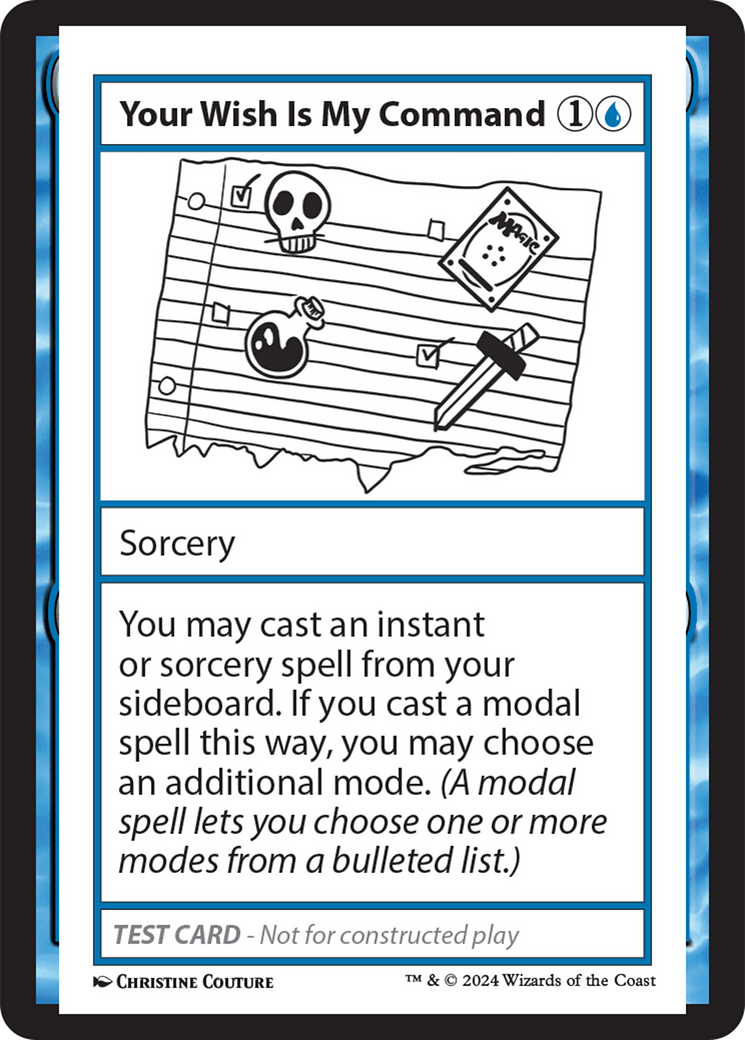 Your Wish Is My Command [Mystery Booster 2 Playtest Cards] | Mindsight Gaming