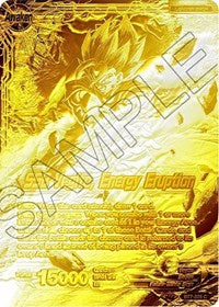 Son Goku & Vegeta // SSB Vegito, Energy Eruption (Championship Final 2019) (Gold Metal Foil) (BT7-025_PR) [Tournament Promotion Cards] | Mindsight Gaming