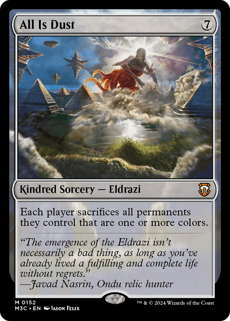 All Is Dust (Ripple Foil) [Modern Horizons 3 Commander] | Mindsight Gaming