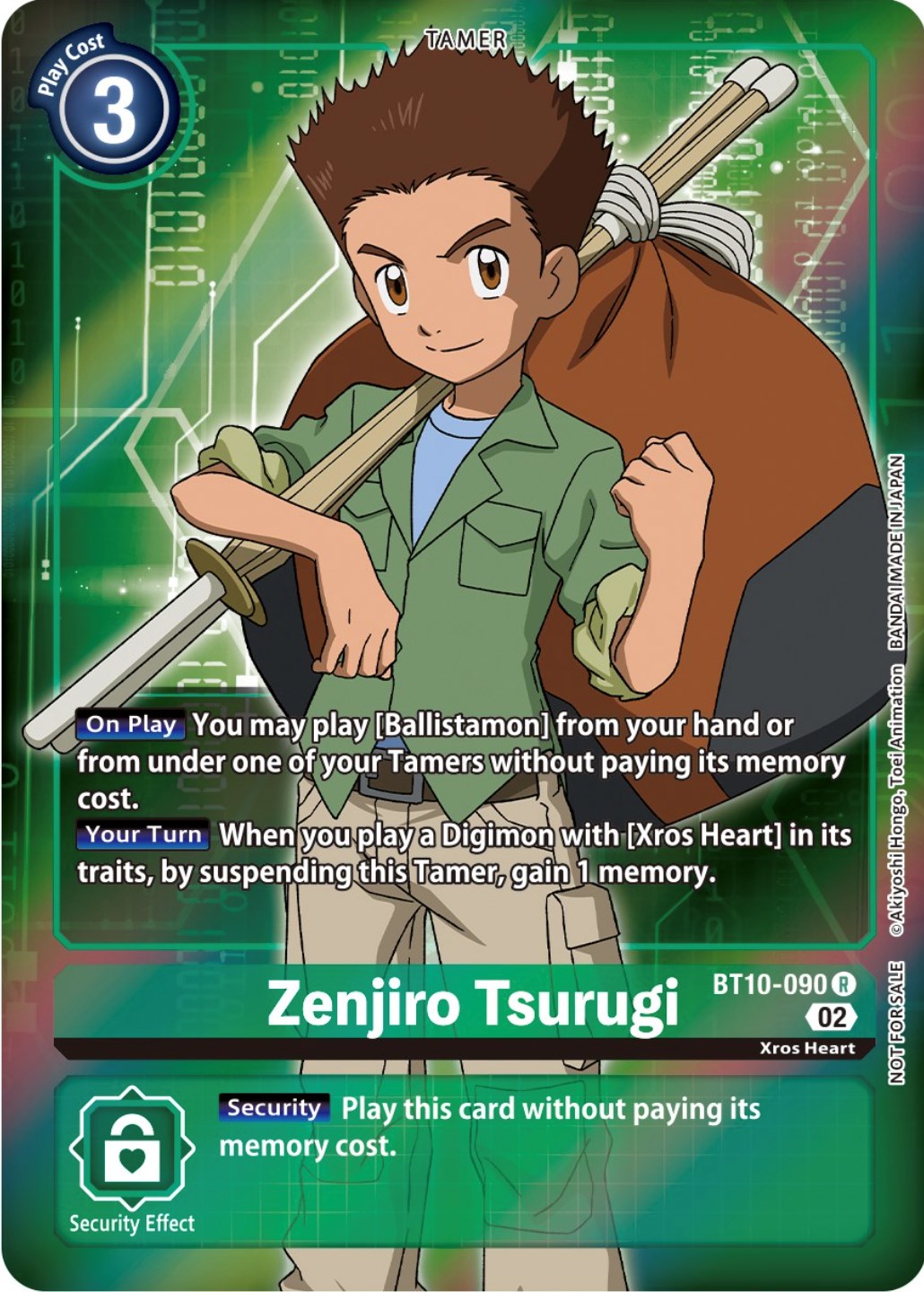 Zenjiro Tsurugi [BT10-090] (Box Topper) [Xros Encounter] | Mindsight Gaming