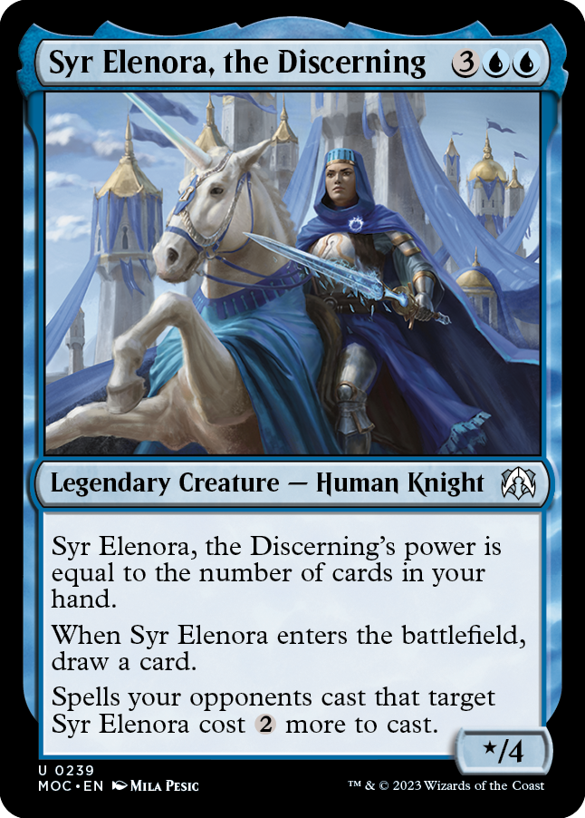 Syr Elenora, the Discerning [March of the Machine Commander] | Mindsight Gaming