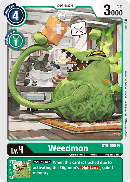 Weedmon [BT5-050] [Battle of Omni] | Mindsight Gaming