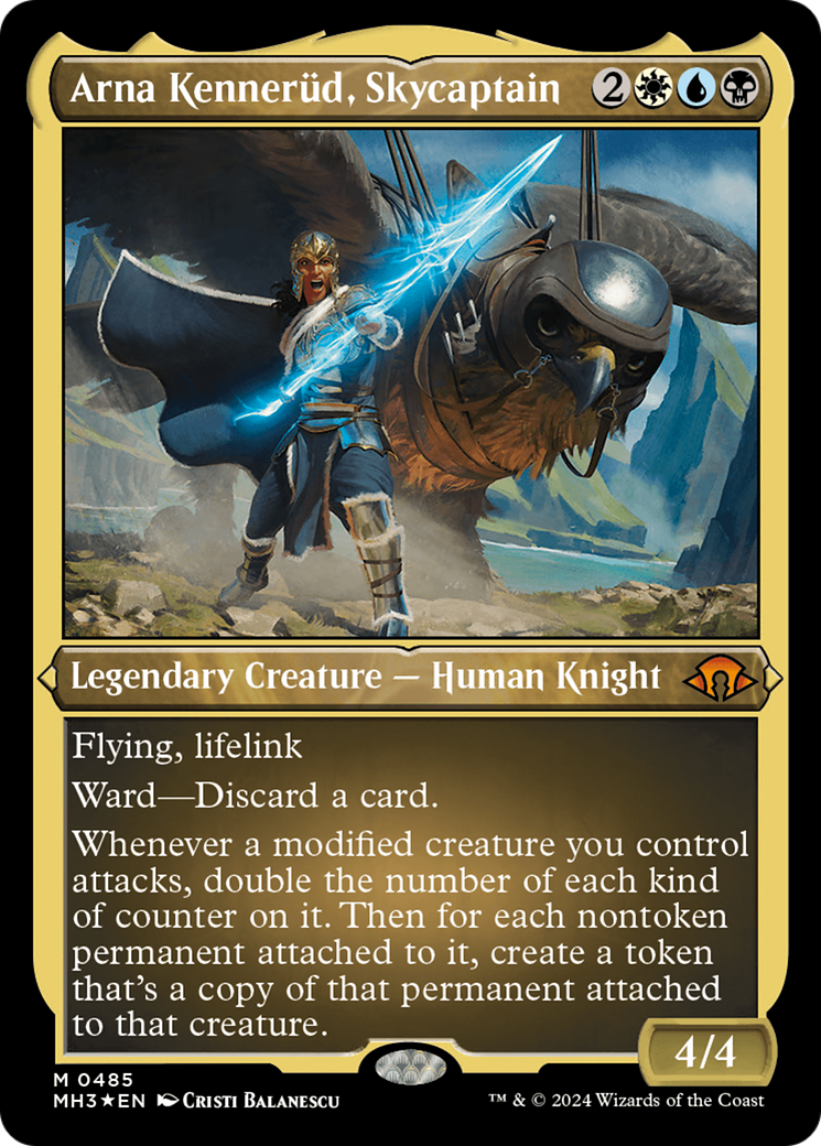 Arna Kennerud, Skycaptain (Foil Etched) [Modern Horizons 3] | Mindsight Gaming