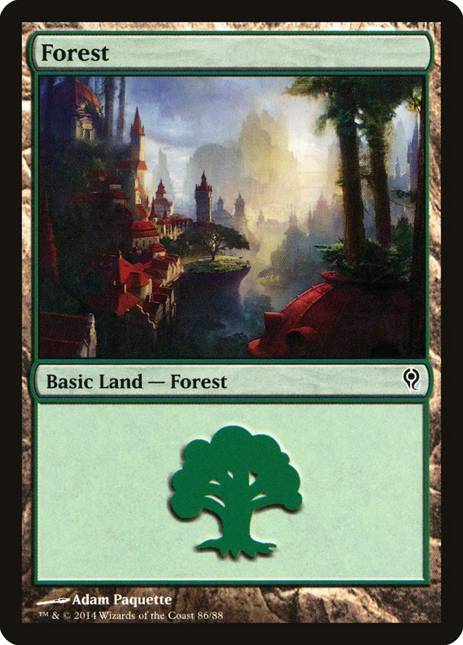 Forest (86) [Duel Decks: Jace vs. Vraska] | Mindsight Gaming