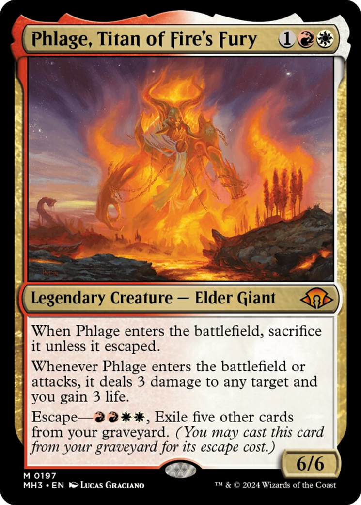 Phlage, Titan of Fire's Fury [Modern Horizons 3] | Mindsight Gaming