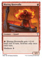 Blazing Rootwalla (White Border) [Mystery Booster 2] | Mindsight Gaming